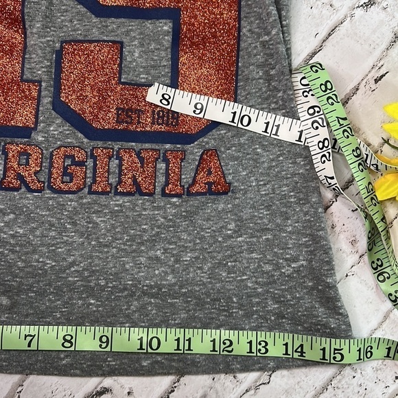 UVA Girls T Shirt 5th & Ocean Glitter - Picture 6 of 11